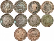 DIRECTOIRE (1795-1799).
Un Décime modifié sur 2 décime An 4 A=Paris 23 g. Gad.186. TB à TTB
Un Décime surfrappé sur 2 décime An ? A=Paris 18,36 g. G...