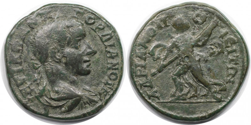 Römische Münzen, MÜNZEN DER RÖMISCHEN KAISERZEIT. Thrakien, Hadrianopolis. Gordi...