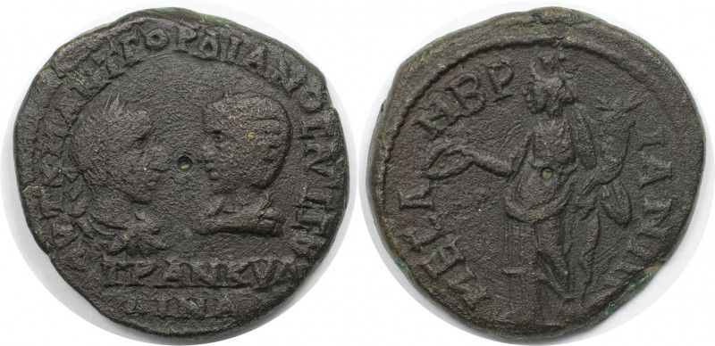 Römische Münzen, MÜNZEN DER RÖMISCHEN KAISERZEIT. Thrakien, Mesembria. Gordianus...