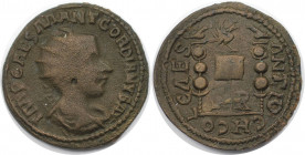 Römische Münzen, MÜNZEN DER RÖMISCHEN KAISERZEIT. Pisidia, Antiochia. Gordianus III. Ae 28, 238-244 n. Chr. (12.07 g. 27 mm) Vs.: IMP CAES M ANT GORDI...
