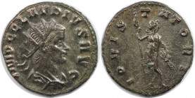 Römische Münzen, MÜNZEN DER RÖMISCHEN KAISERZEIT. Claudius II. Gothicus. Antoninianus 268-270 n. Chr. (3.37 g. 19.5 mm) Vs.: IMP C CLAVDIVS AVG, Büste...