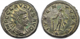 Römische Münzen, MÜNZEN DER RÖMISCHEN KAISERZEIT. Claudius II. Gothicus. Antoninianus 268-270 n. Chr. Antiochia. (3.31 g. 20 mm) Vs.: IMP C CLAVDIVS A...