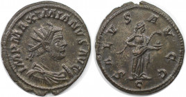 Römische Münzen, MÜNZEN DER RÖMISCHEN KAISERZEIT. Maximianus Herculius (286-310 n. Chr). Antoninianus. (4.14 g. 23 mm) Vs.: IMP MAXIMIANVS AVG, Büste ...