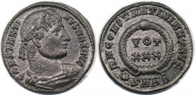 Römische Münzen, MÜNZEN DER RÖMISCHEN KAISERZEIT. Constantinus I. (307-337 n. Chr). Follis 329-330 n. Chr., Herakleia. (3.21 g. 19 mm) Vs.: CONSTANTIN...
