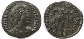Römische Münzen, MÜNZEN DER RÖMISCHEN KAISERZEIT. Valentinianus I. (364-375 n. Chr). AE. (1.78 g. 17.5 mm) Vs.: DN VALENTINIANVS PF AVG, Drapierte, kü...