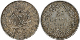 Altdeutsche Münzen und Medaillen, BREMEN - STADT. 36 Grote 1859. Silber. AKS 1. Sehr schön+