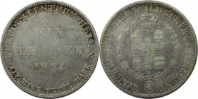 Altdeutsche Münzen und Medaillen, HESSEN - KASSEL. Wilhelm II. und Friedrich Wilhelm (1832-1847). Taler 1834. Silber. AKS 46. Sehr schön-vorzüglich