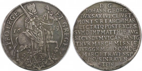 Altdeutsche Münzen und Medaillen, SACHSEN. Johann Georg I. (1615-1656). Reichstaler 1619, Dresden. Silber. 29,02g. Dav. 7597, Schnee 838. Vorzüglich+...