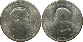 Europäische Münzen und Medaillen, Dänemark / Denmark. Frederik IX. (1947-1972). 5 Kroner 1964. Auf die Hochzeit von Prinzessin Anne Marie. 17,0 g. 0.8...