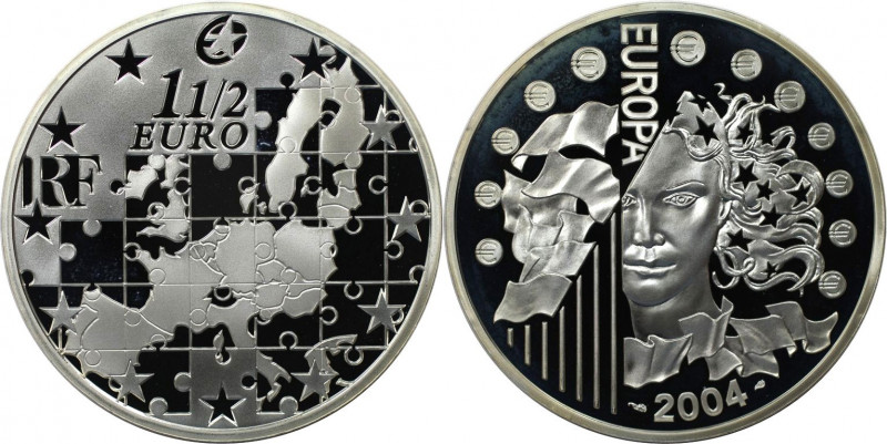 Europäische Münzen und Medaillen, Frankreich / France. Europa Serie: EU-Erweiter...