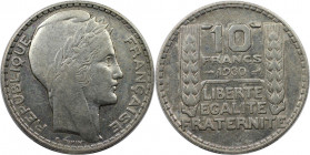 Europäische Münzen und Medaillen, Frankreich / France. 10 Francs 1930, Silber. KM 878. Vorzüglich