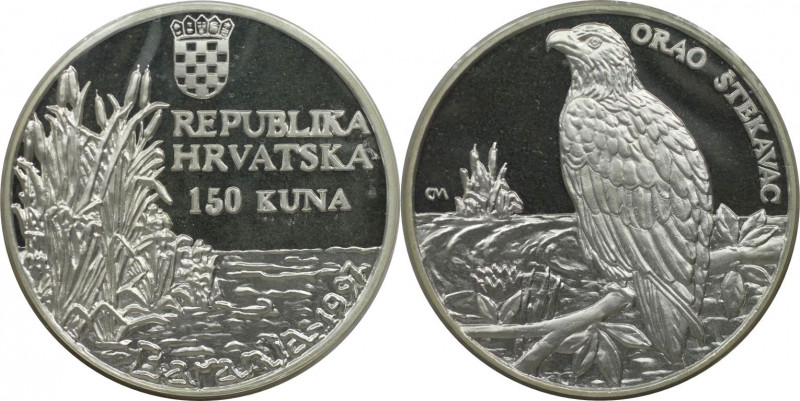 Europäische Münzen und Medaillen, Kroatien / Croatia. "Orao Stekavac". 150 Kuna ...