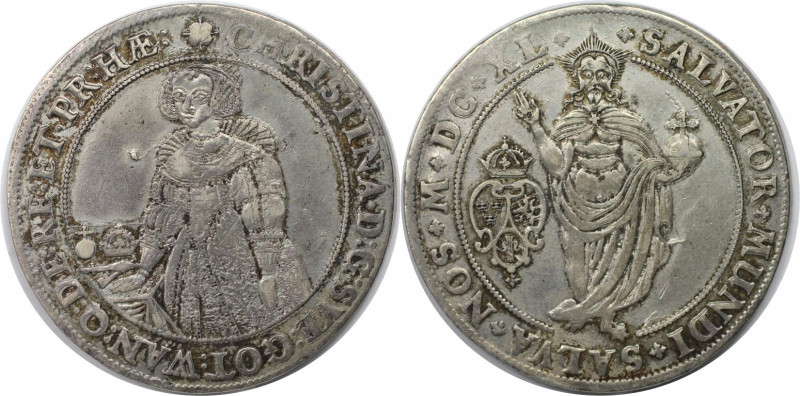 Europäische Münzen und Medaillen, Schweden / Sweden. Christina (1632-1654). Riks...