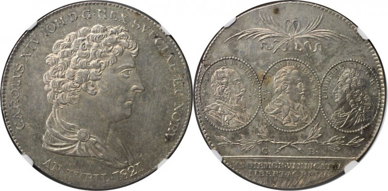 Europäische Münzen und Medaillen, Schweden / Sweden. Karl XIV. Johan (1818-44). ...