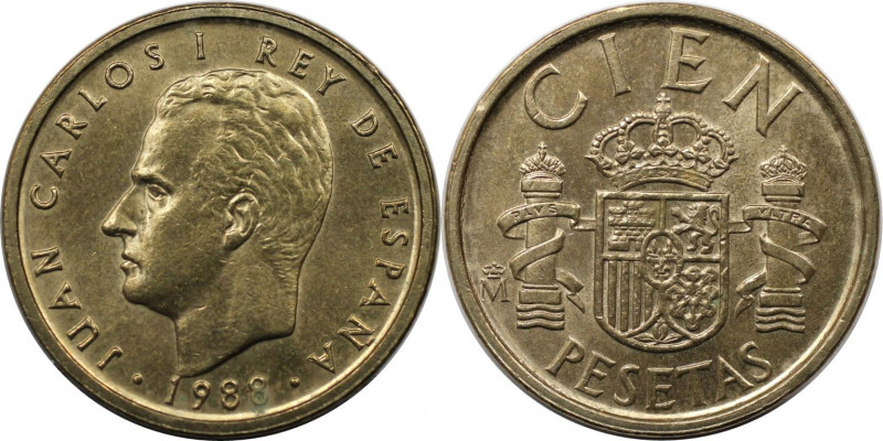 Europäische Münzen und Medaillen, Spanien / Spain. Juan Carlos I. 100 Pesetas 19...