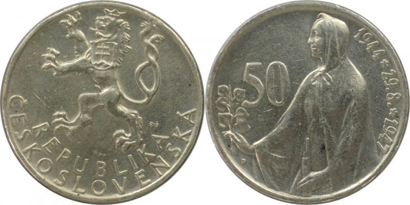 Europäische Münzen und Medaillen, Tschechoslowakei / Czechoslovakia. 3. Jahresta...