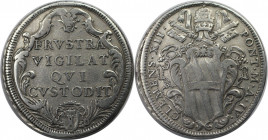 Europäische Münzen und Medaillen, Vatikan. Clemens XII. (1730-1740). 1/2 Piastra A IV (1733/1734). 14,38 g. Muntoni 20. Sehr schön, Hübsche Patina