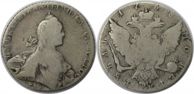 Russische Münzen und Medaillen, Katharina II. (1762-1796). 1 Rubel 1768 SPB-TI-ASh. Silber. Bitkin 204. Schön