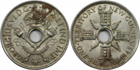 Weltmünzen und Medaillen, Neu Guinea / New Guinea. George VI. 1 Shilling 1945. Silber. KM 8. Vorzüglich