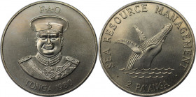 Weltmünzen und Medaillen, Tonga. Serie: F.A.O. 2 Pa'anga 1980. Kupfer-Nickel. KM 63. Stempelglanz