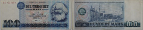 Banknoten, Deutschland / Germany. Deutsche Demokratische Republik (1948-1989). 100 Mark 1975. II