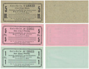 Banknoten, Deutschland / Germany, Lots und Sammlungen. Notgeld, Westfalen. Kriegsgefangenengeld. Rheinische Dampfkessel- und Maschinenfabrik Büttner G...