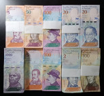 Venezuela 900+ Mixed Notes 2007-2018 Used & New
