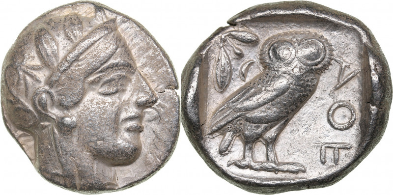 Attica - Athens AR Tetradrachm (circa 454-404 BC.)
17.17 g. 25mm. VF/XF- Traces ...