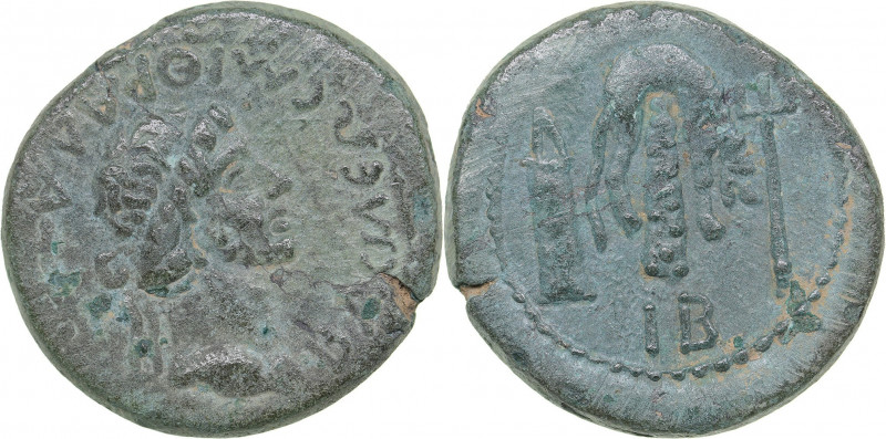 Kings of the Bosporos, Pantikapaion Æ assaria (39-44 AD)
8.51 g. 25mm. VF/VF Tib...