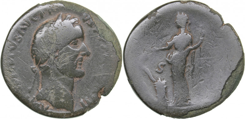 Roman Empire Æ Sestertius - Antoninus Pius (138-161 AD)
17.61 g. 32mm. VG/VG ANT...