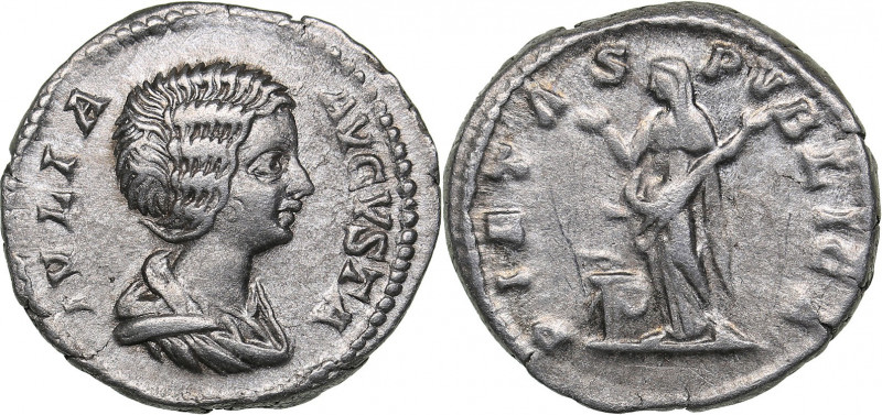 Roman Empire AR Denarius 203 AD - Julia Domna (wife of S. Severus) (196-211 AD)
...