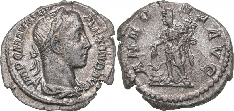Roman Empire Denarius - Severus Alexander (222-235 AD)
2.88 g. AU/AU Mint luste...