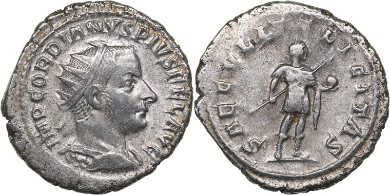 Roman Empire Antoninianus - Gordian III (238-244 AD)
5.56 g. 22mm. AU/XF Mint lu...