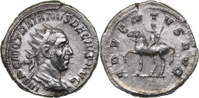 Roman Empire - Rome Antoninian - Traian Decius (249-251 AD)
4.58 g. 21mm. AU/AU Mint luster. IMP C M Q TRAIANVS DECIVS AVG/ ADVENTVS AVGG