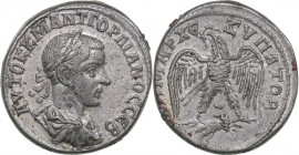 Roman Empire - Syria AR Tetradrachm 242 AD - Gordian III (238-244 AD)
12.50 g. 26mm. AU/AU Mint luster.