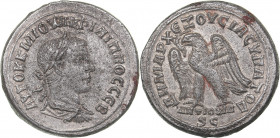 Roman Empire - Syria - Seleucis and Pieria. Antioch Tetradrachm 248 AD - Philip II (247–249 AD)
12.94 g. 27mm. VF/XF AYTOK KM IOY LI FILIPPO C CEB / D...
