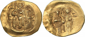 Byzantine - Constantinople AV Hyperpyron - John II Comnenus "the Good" (1118-1143 AD)
4.43 g. 26mm. AU/AU Mint luster. Christ, nimbate, enthroned faci...