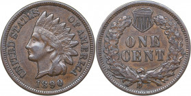 USA 1 cent 1890
3.09 g. AU/AU KM# 90a.