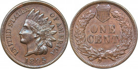 USA 1 cent 1895
3.17 g. AU/AU KM# 90a.
