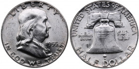 USA 1/2 dollars 1955 - NGC MS 62
Mint luster.