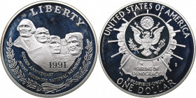 USA 1 dollar 1991
27.01 g. PROOF