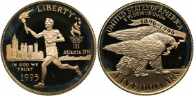 USA 5 dollars 1995 - Olympics
8.38 g. PROOF