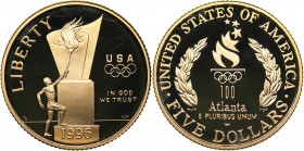 USA 5 dollars 1996 - Olympics
8.37 g. PROOF