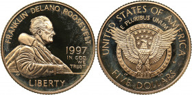 USA 5 dollars 1997
8.32 g. PROOF