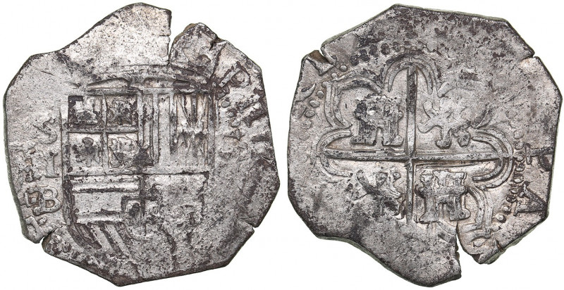 Spain 2 reales 15?? - Philipp II (1556-1598)
6.81 g. VF/F