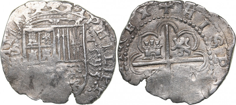 Spain - Sevilla 2 reales 1595 - Philipp II (1556-1598)
6.78 g. AU/AU