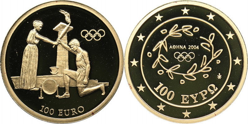 Greece 100 euro 2004 - Olympics
10.18 g. PROOF