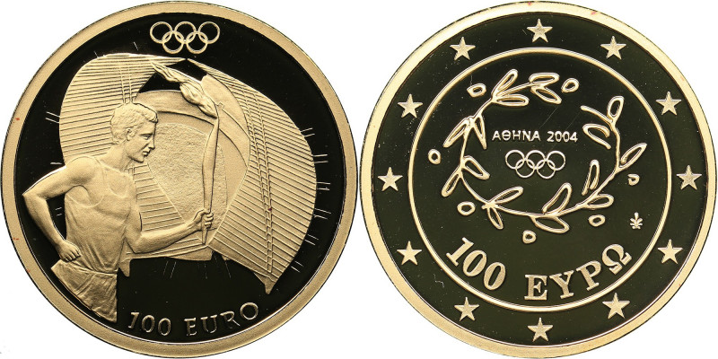 Greece 100 euro 2004 - Olympics
10.16 g. PROOF