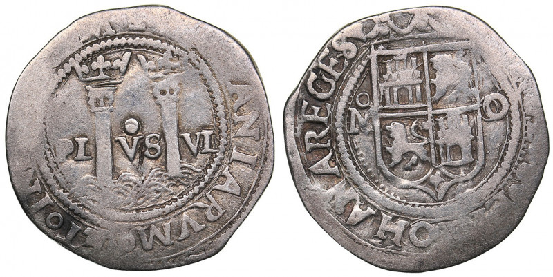 Mexico 1 reales ND - Carlos I & Juana (1504-1555)
3.16 g. VF/VF Cayon# 3079.