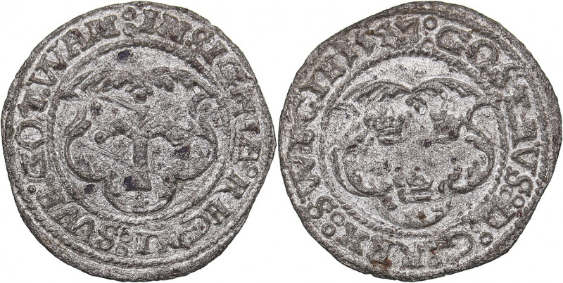 Sweden 4 penningar 1547 - Gustav Vasa (1521-1560)
0.75 g. XF/XF SM# 208. SMB# 2...